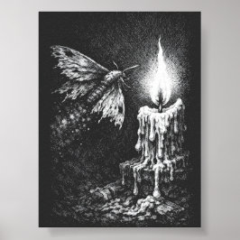 Poster Mariposa para a Chama — por BurnsInHell