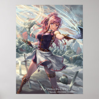 Poster Marisa Fire Emblem As Pedras Sagradas