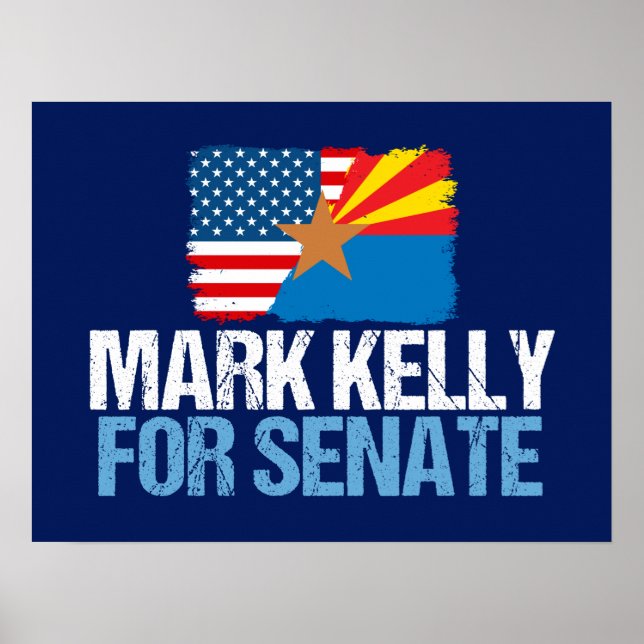 Poster Mark Kelly para o Senado (Frente)