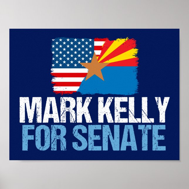 Poster Mark Kelly para Senado (Frente)