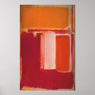 Poster Mark Rothko - Amarelo, Cereja, Laranja - 1947