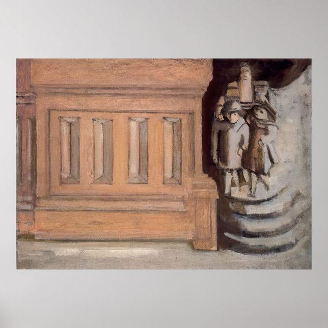 Poster Mark Rothko - Cena de Rua - 1937 (Frente)