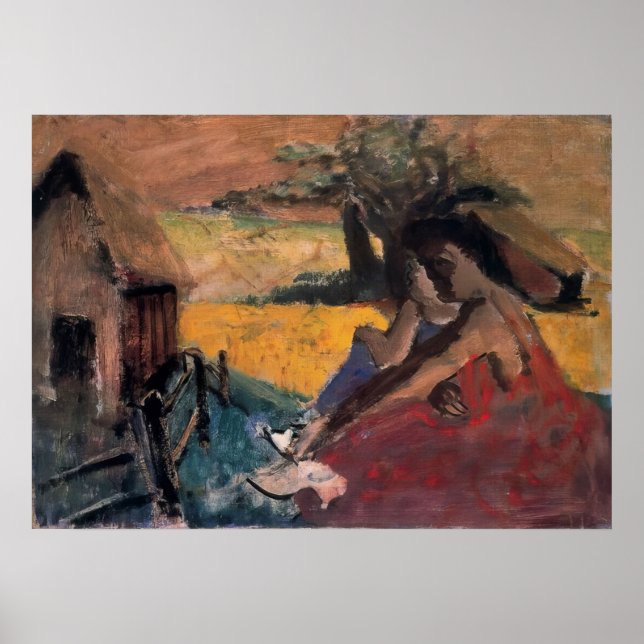 Poster Mark Rothko - Cena Rural - 1936 (Frente)
