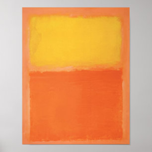 Poster Mark Rothko - Laranja e Amarelo - 1956