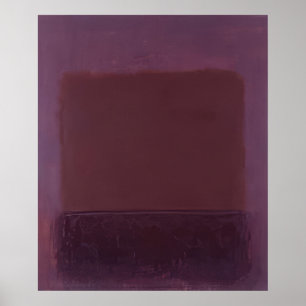 Poster Mark Rothko - Marrom Roxo - 1957