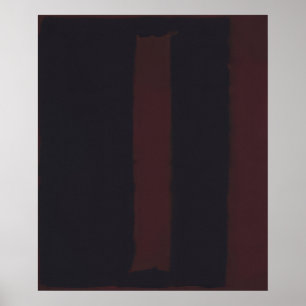 Poster Mark Rothko - Preto no Marrom - 1959