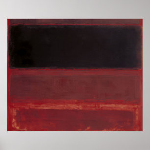 Poster Mark Rothko - Quatro escuros em Vermelho - 1958