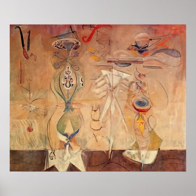 Poster Mark Rothko - Redemoinho Lento na Borda do Mar -  (Frente)