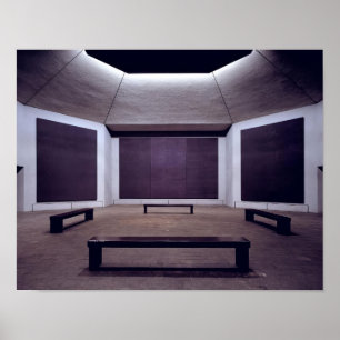 Poster Mark Rothko - Rothko Chapel - 1964 - 1967; Estados