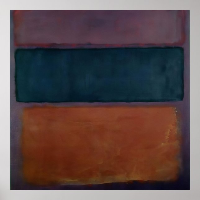 Poster Mark Rothko - Sem título - 1963 (Frente)