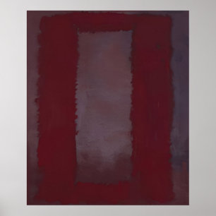Poster Mark Rothko - Vermelho sobre Marrom - 1959
