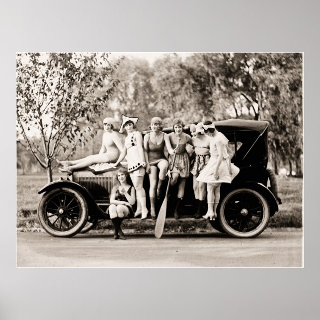 Poster Mark Sennett Bathing Beauties Vintage (Frente)