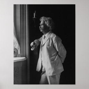 PÔSTER MARK TWAIN C. 1907