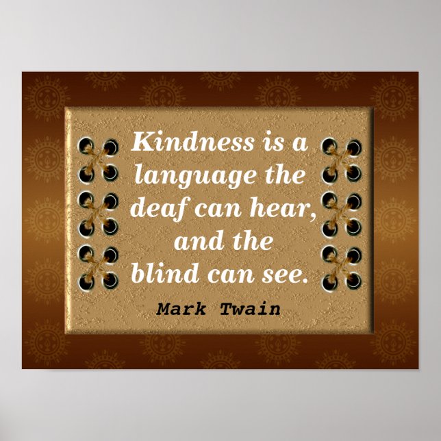 Poster Mark Twain quotes (Frente)