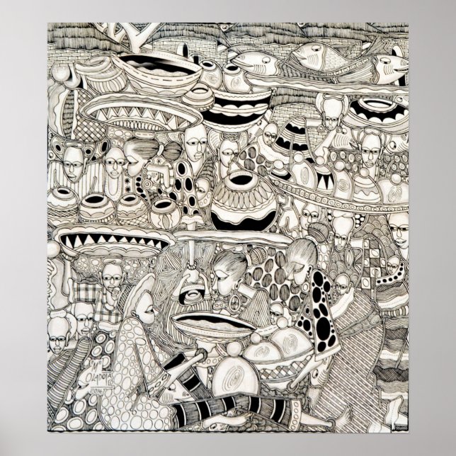 Poster Market place (Frente)