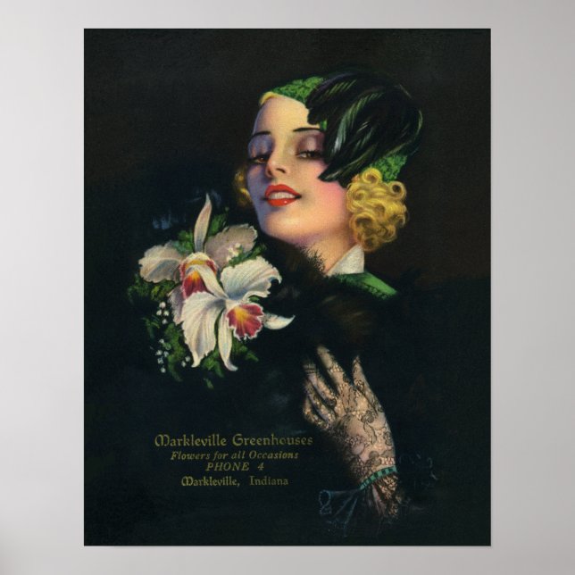 Pôster Markleville Indiana Greenhouse (Frente)