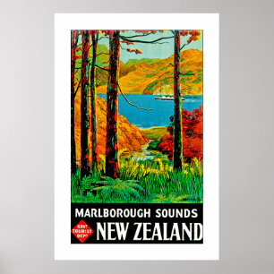 Poster Marlborough Sons Nova Zelândia