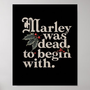 Poster Marley Foi Morto De Começar Com Uma Citação Engraç