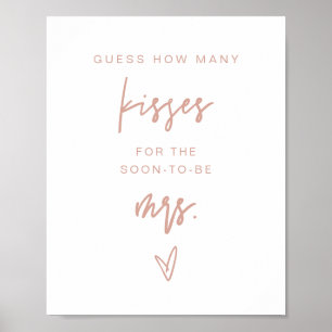 Poster MARLO Beijo Rosa Quantos Beijos Jogo de Noivado