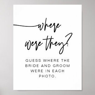 Poster MARLO Bold Modern Onde Estavam Assinando