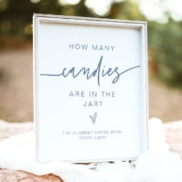 Poster MARLO Dusty Blue Quantos Canais Jogam Chás de fral