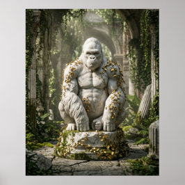 Poster Mármore Gorila Hera Ruínas