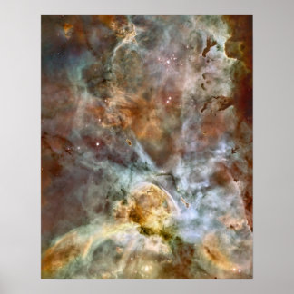 Pôster Mármore Pastel na nebulosa de Carina