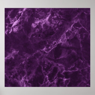 Poster Mármore roxo escuro: textura luxuosa.