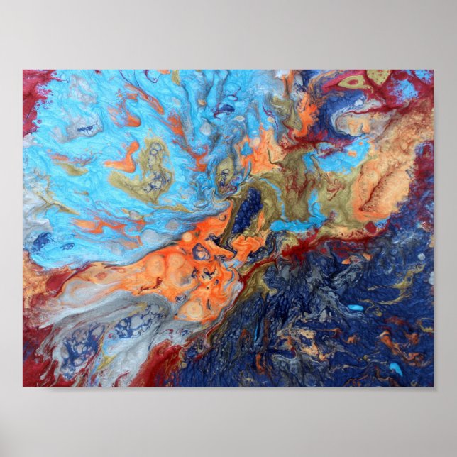 Poster Mármores cósmicos (Frente)