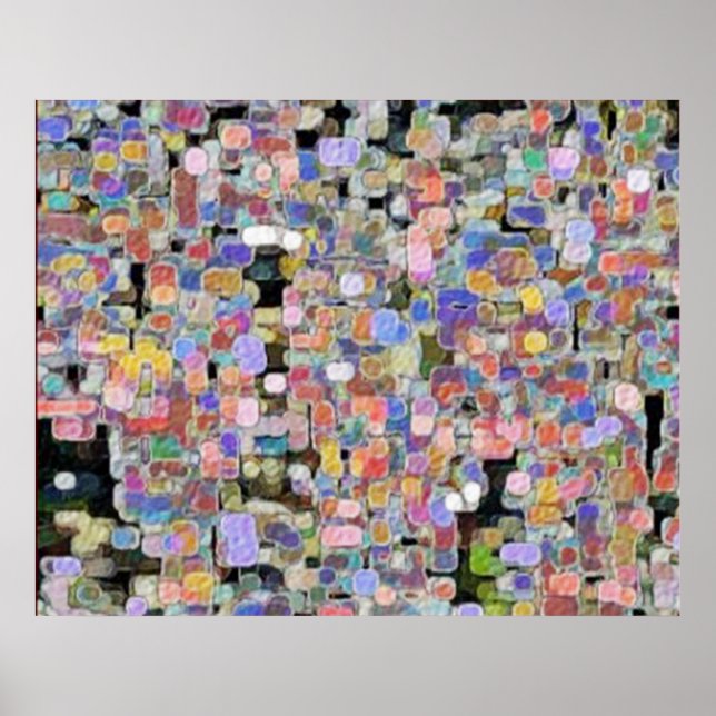 Poster Mármores Florais - grandes (Frente)