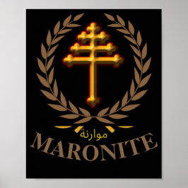 Poster MARONITA (Cruz Oficial)