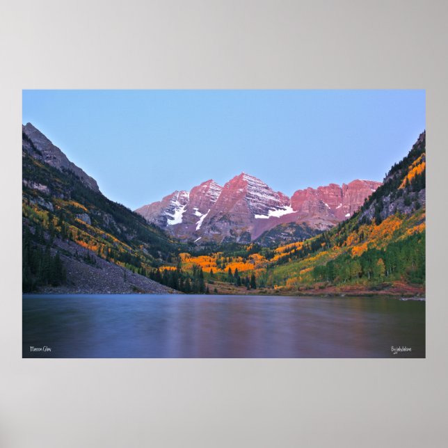 Poster Maroon Glow (Frente)