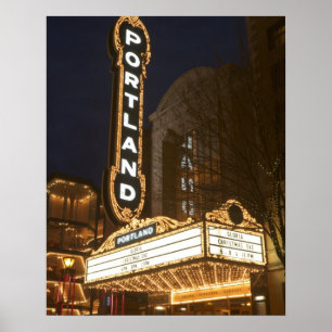 Poster Marquee do auditório Arlene Schnitzer