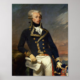 Poster Marquis de Lafayette Painting