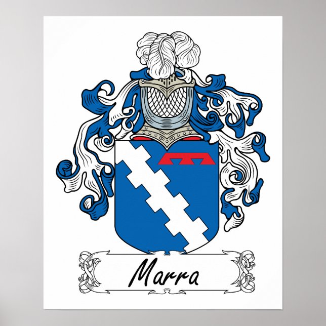 Pôster Marra Family Crest (Frente)