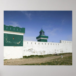Poster MARROCOS, Costa Atlântica, BEDDOUZA: Cabo Beddouza
