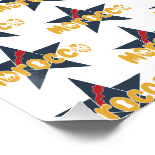 Pôster Marrocos: Estrela do Patrimônio e da Modernidade