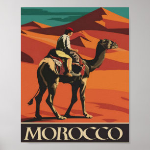 Poster Marrocos Vintage