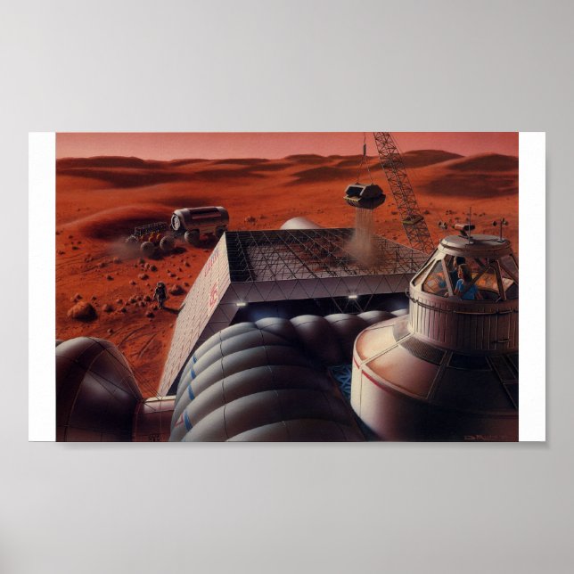 Poster Mars Base (Frente)