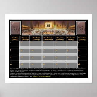 Poster Mars Camping Proibido