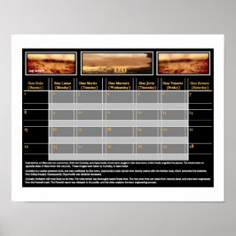 Poster Mar's Dust Storm