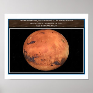 Poster Mars Está Vivo