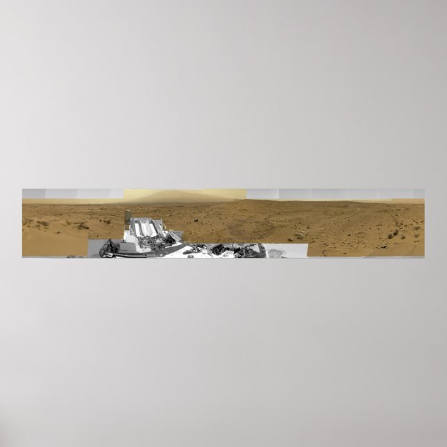 Pôster Mars Panorama: Uma Imagem Histórica (Frente)