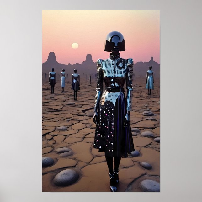 Poster Mars precisa de mulheres ciborgue (Frente)