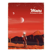 Mars Science fiction viagens vintage