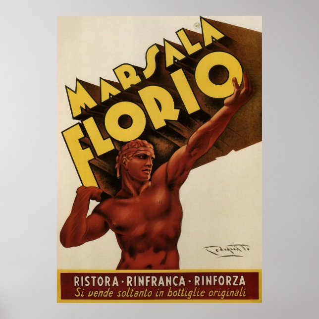 Poster Marsala Florio Italy (Frente)