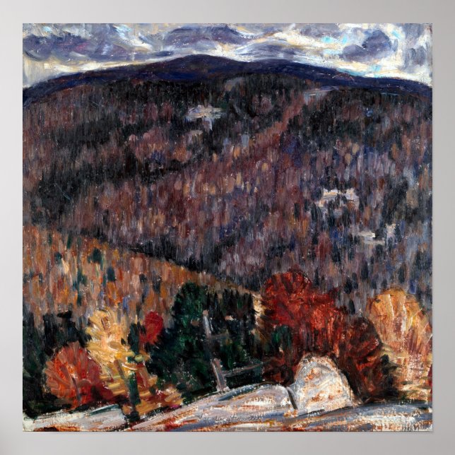 Poster Marsden Hartley Landscape N.o 25 (Frente)