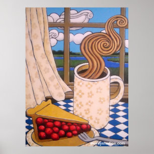 Pôster "Marsh & Clouds"