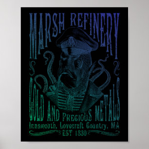 Poster Marsh Refining Company Innsmouth Lovecraft