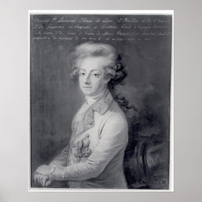 Poster Marshal Charles-Joseph Prince de Ligne (Frente)